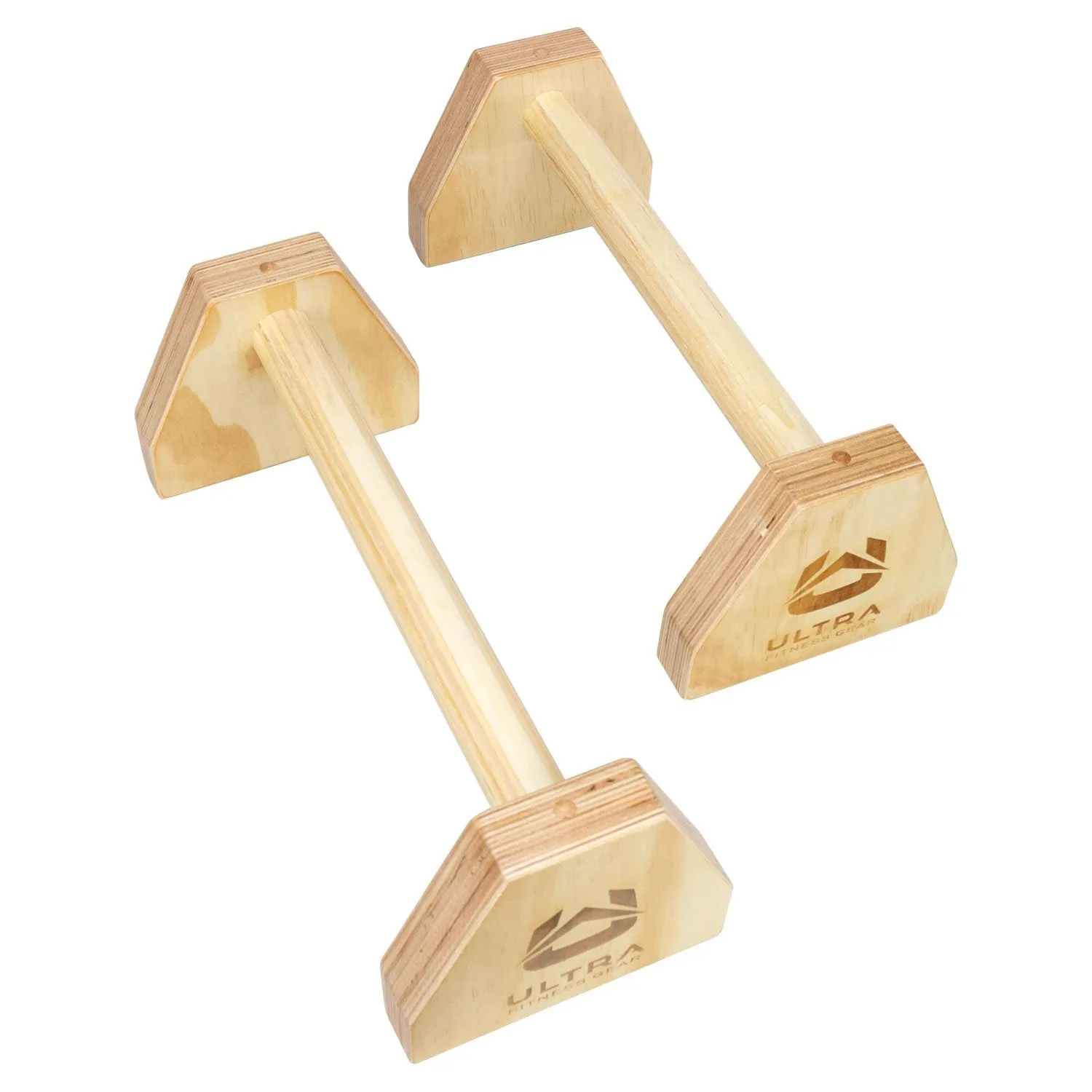 Ultra Fitness Gear 18 Inch Parallettes, Good for L Sits, Jump Throughs, Handstand Pushups & Calisthenics