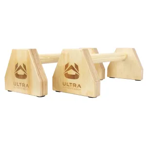 Ultra Fitness Gear 18 Inch Parallettes, Good for L Sits, Jump Throughs, Handstand Pushups & Calisthenics