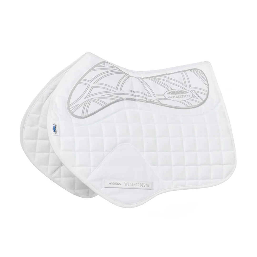 Ultra Grip Jump Saddle Pad - White
