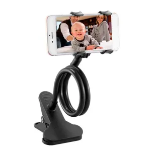 Universal Flexible Holder Arm Lazy Mobile Phone Gooseneck Stand Holder Stents Flexible Bed Desk black
