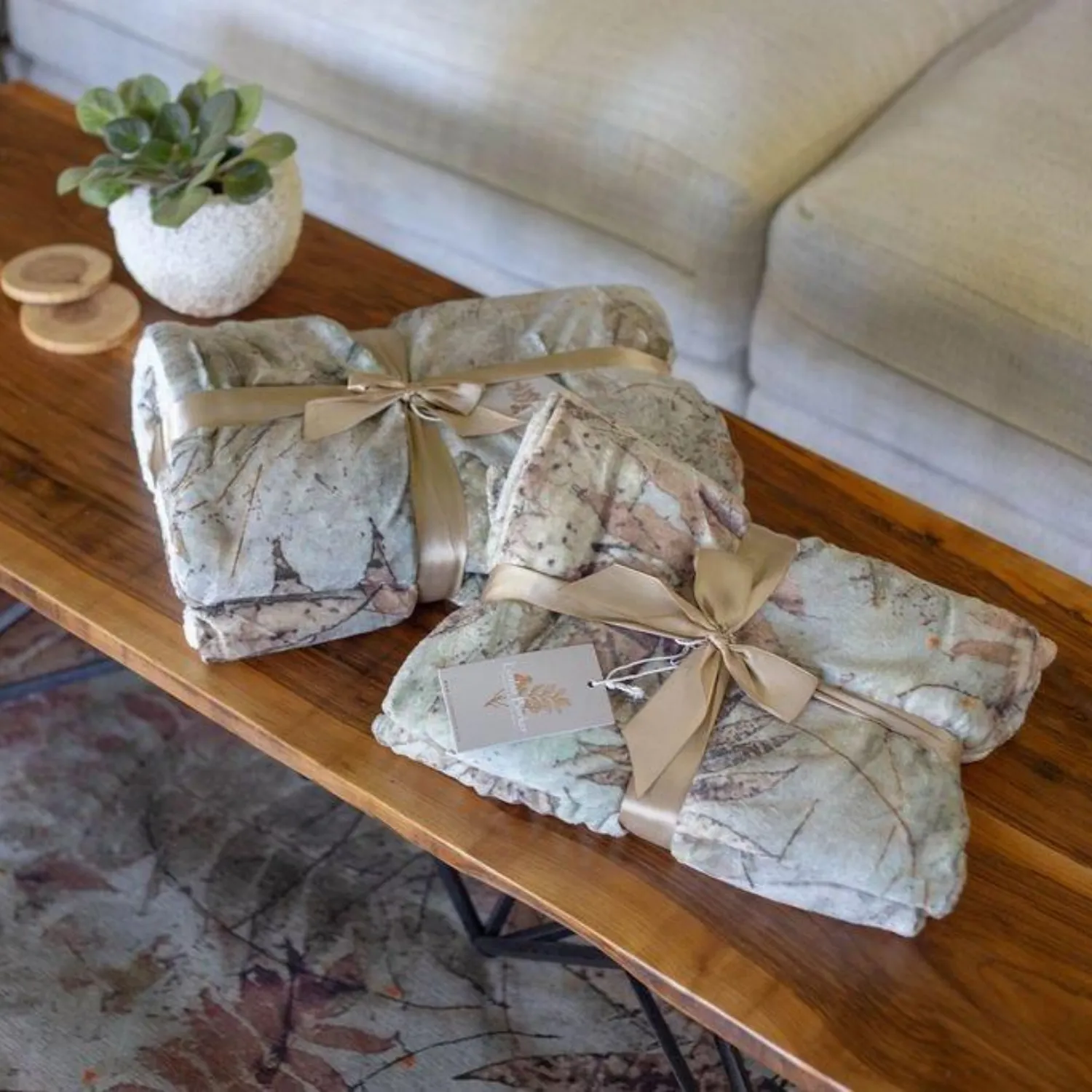 Unlined Cozy Fleece Blanket from the Sumac Collection