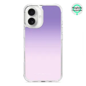 Violet Blue Pastel - iPhone 16 Clear Bumper MagSafe Case