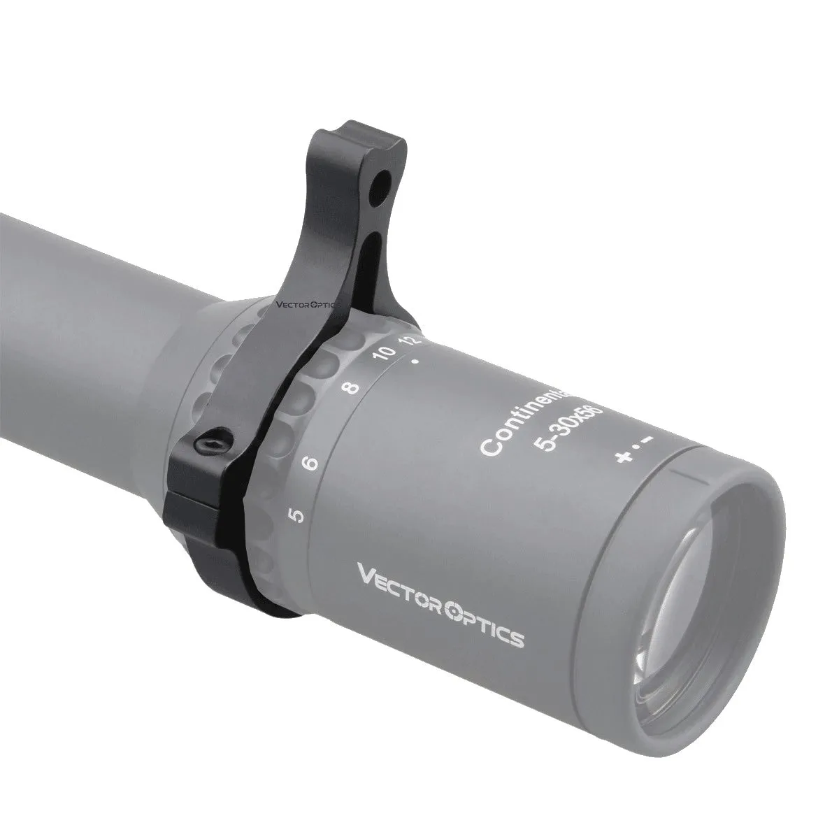 VO Power Ring Throw Level for Continental Riflescopes - Black