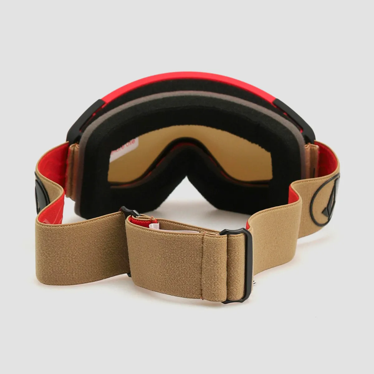 Volcom Attunga Youth Snow Goggles Orange Shock/Sand/Light Bronze   Bonus Lens Yellow - Kids