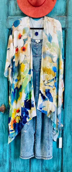 Watercolor kimono