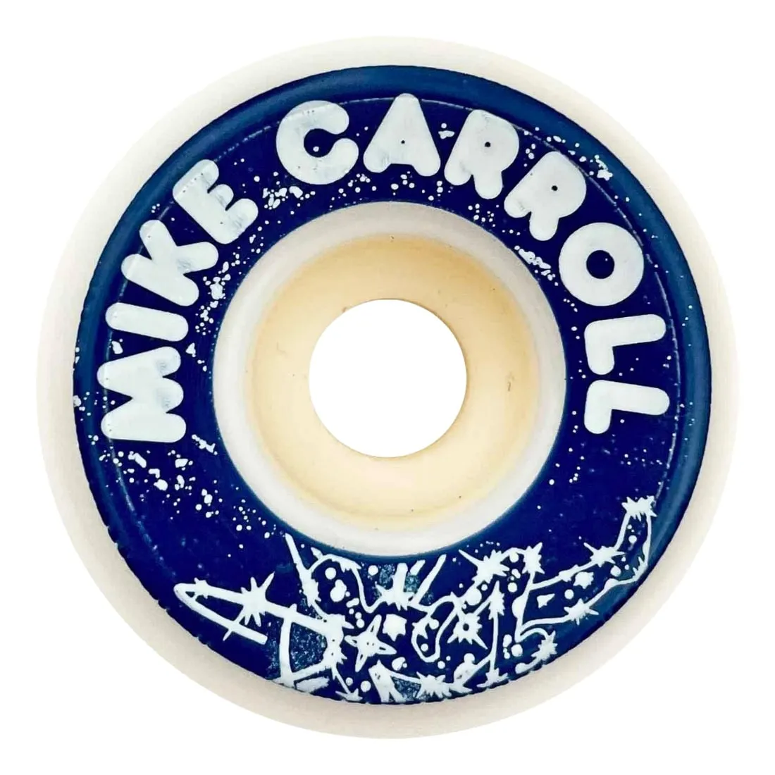 Wayward Wheels 53mm Mike Carroll Funnel Pro Wheels - White Blue