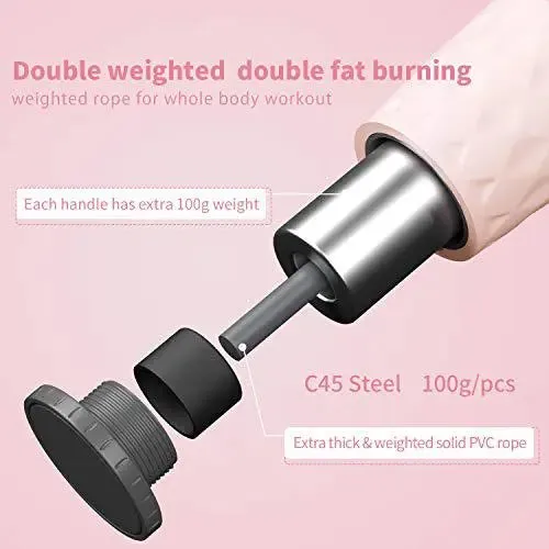 Weighted Adjustable Skipping Rope