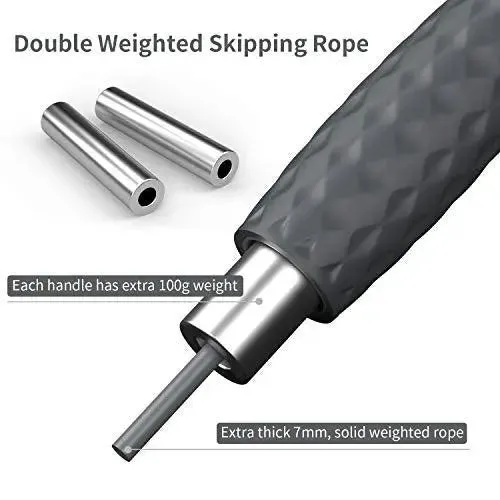 Weighted Adjustable Skipping Rope