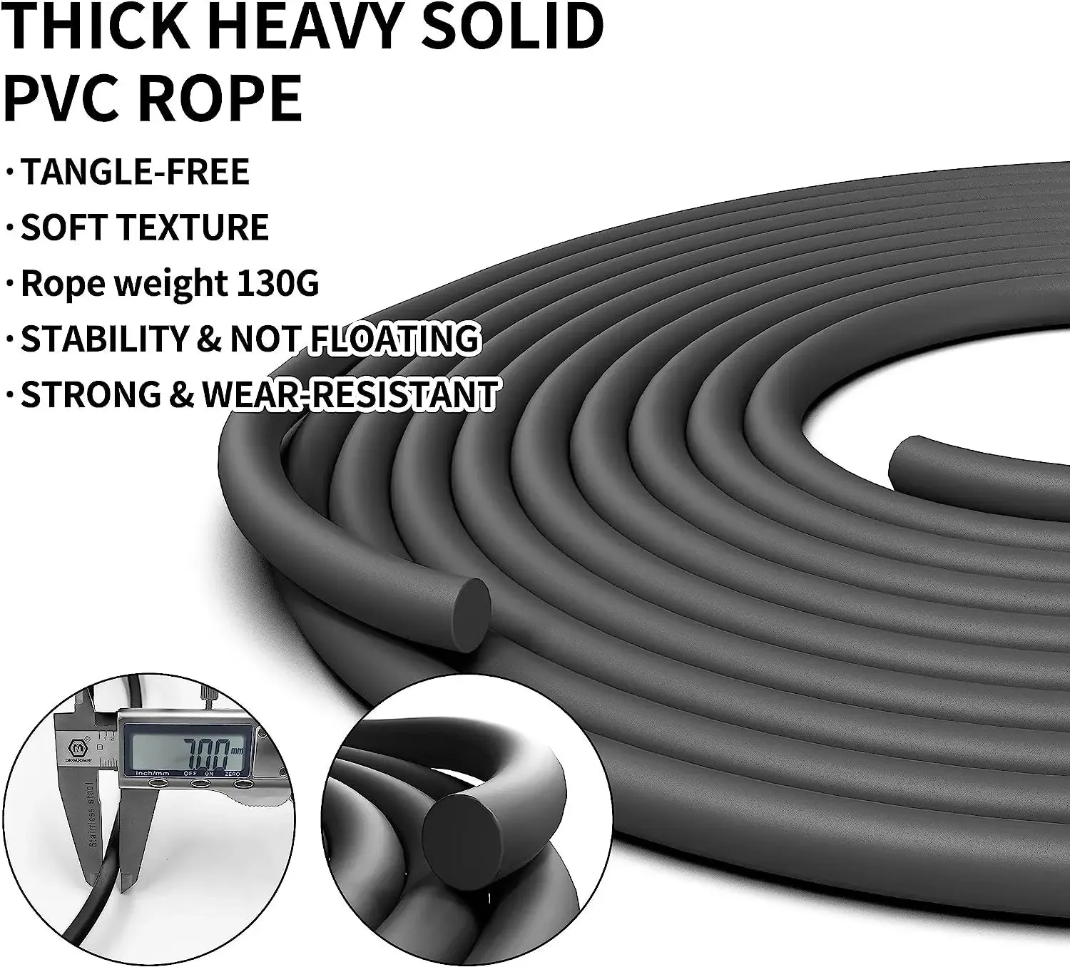 Weighted Jump Rope 1LB 7mm Thickness