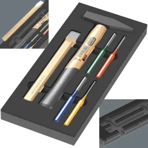 Wera Foam Insert Hammer Set 1 9782 6 Pieces