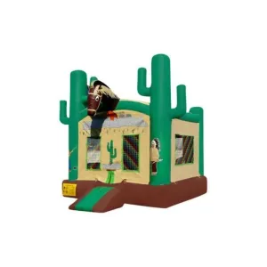 Western Theme Inflatable Bounce House- 13 FT Cactus