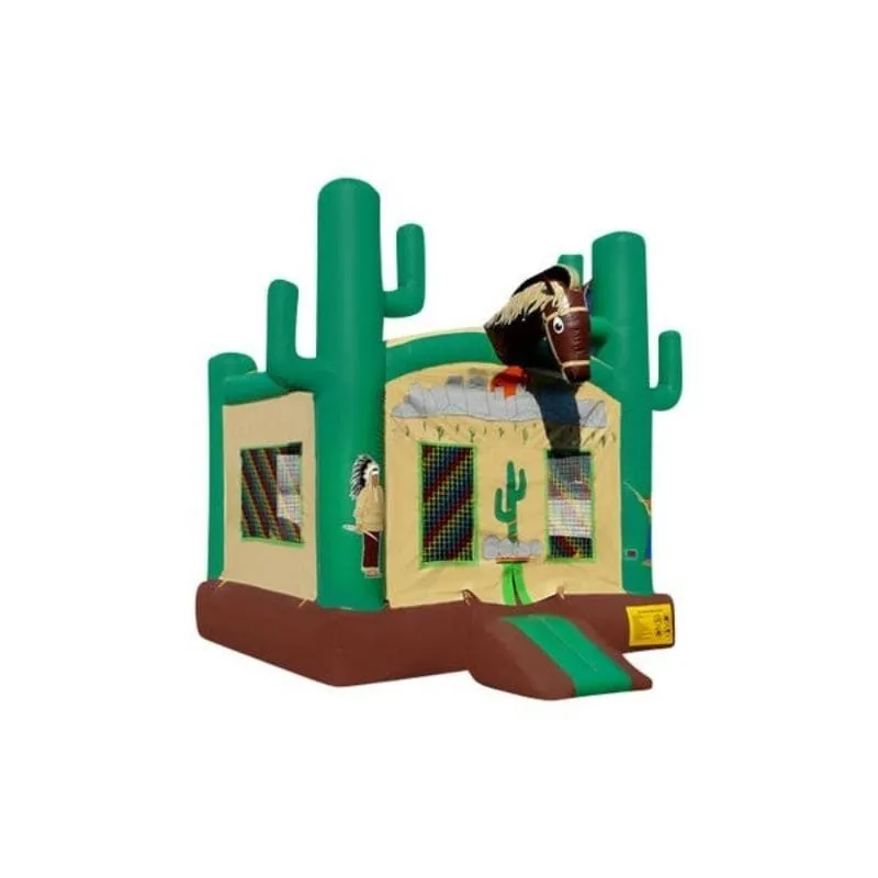 Western Theme Inflatable Bounce House- 13 FT Cactus