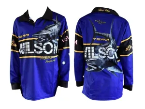 Wilson Mens Long Sleeve Team Wilson Fishing Shirt