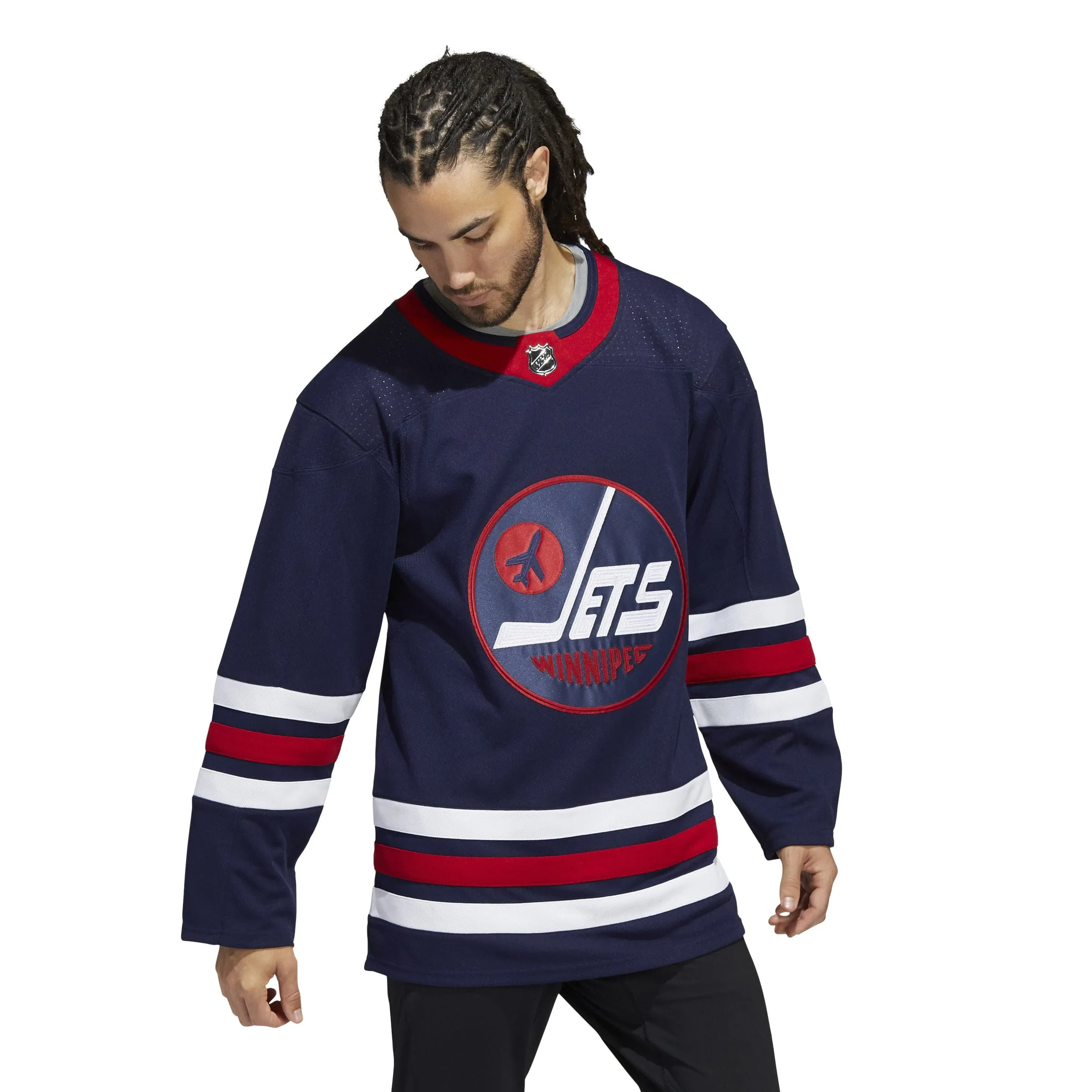 Winnipeg Jets Alternate Home Adidas PrimeGreen Senior Jersey