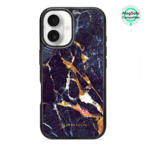 Winter Forest - iPhone 16 Frosted Black Bumper MagSafe Case