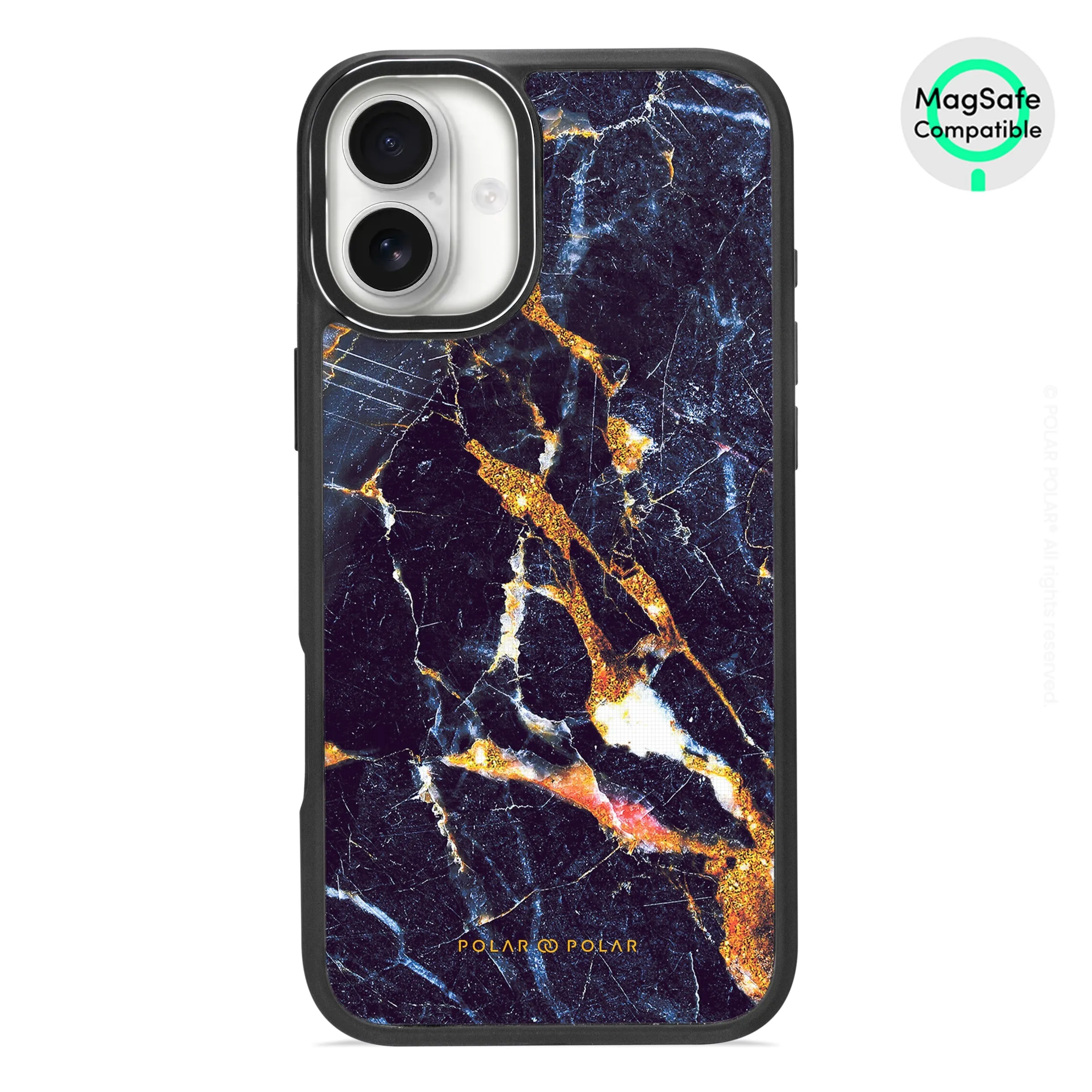 Winter Forest - iPhone 16 Plus Frosted Black Bumper MagSafe Case