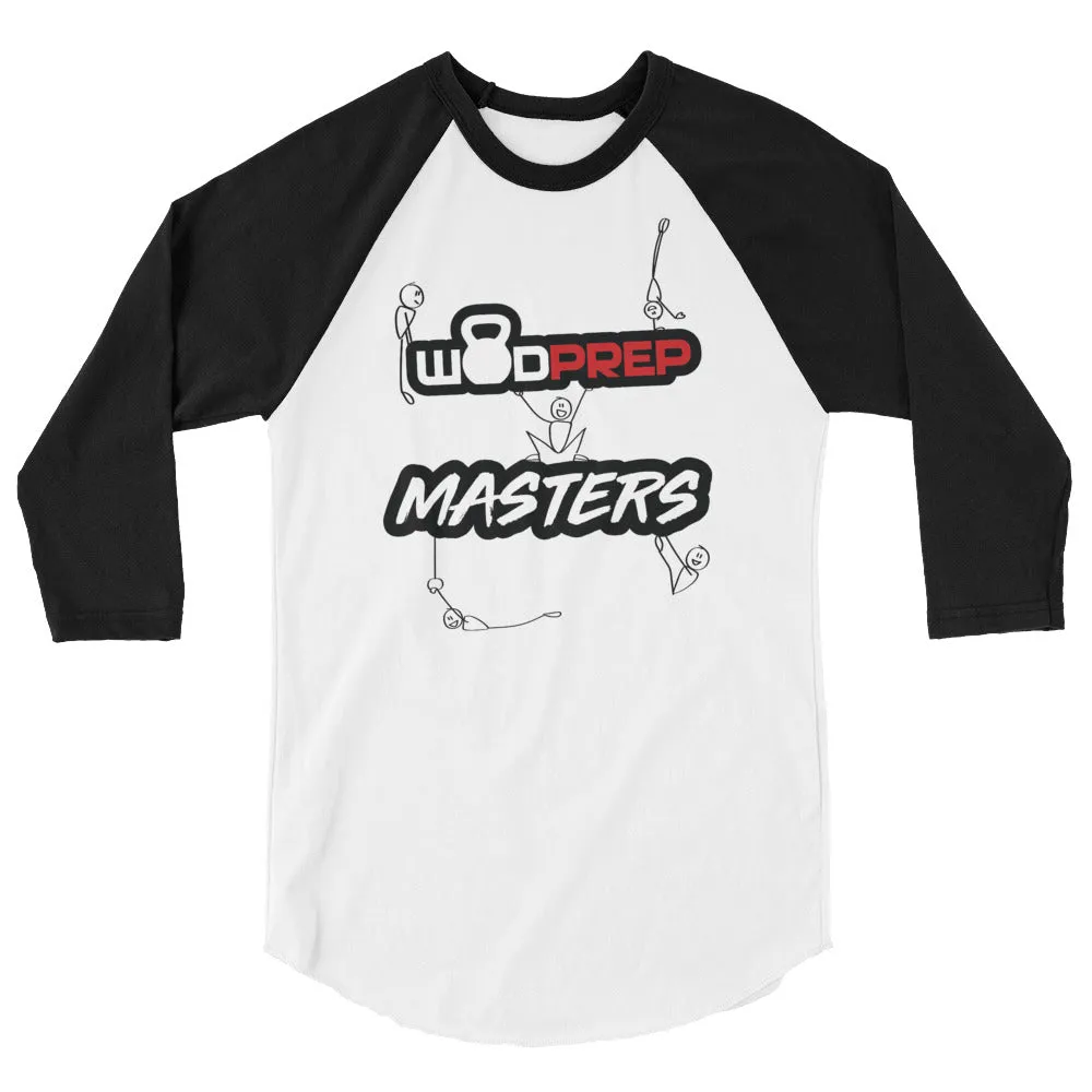 WODprep Masters Stick Figure 3/4 Sleeve Raglan Shirt