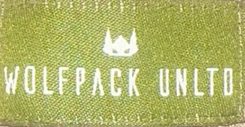 WOLFPACK UNLTD "STATEMENT" LIGHTWEIGHT TEE L/S EMBROIDERED LOGO | ARMY GREEN