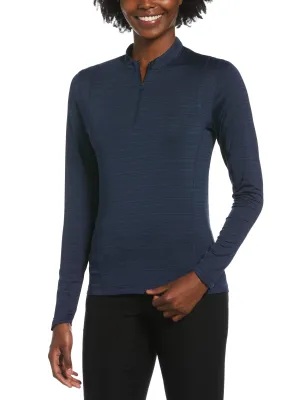 Womens High Crew Neck Sun Protection Pullover