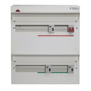 Wylex NMDRS34HIA 34 Way Duplex High Integrity   100A Main Switch, 3x80A 30mA Type A RCD