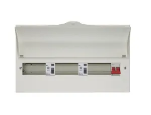 Wylex NMRS15HI100 15 Way High Integrity   100A Main Switch, 2x100A 30mA Type A RCD