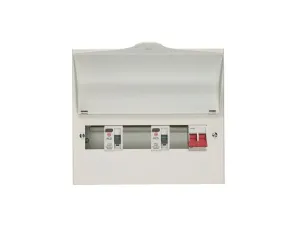Wylex NMRS23206LA 7 Way (2 3 2) High Integrity   100A Main Switch, 2x80A 30mA Type A RCD