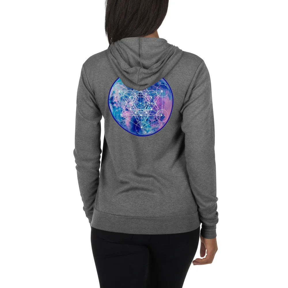 Zenetae Metatron Unisex zip hoodie