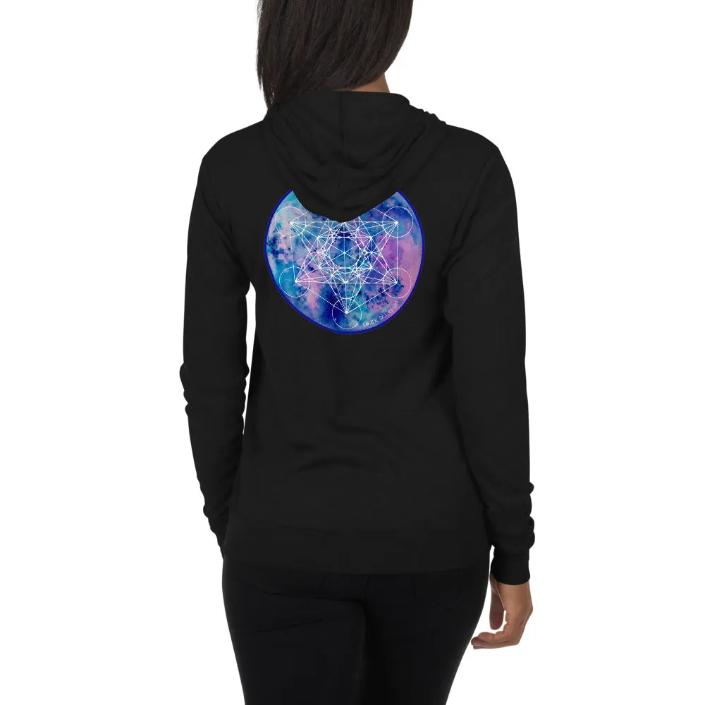 Zenetae Metatron Unisex zip hoodie